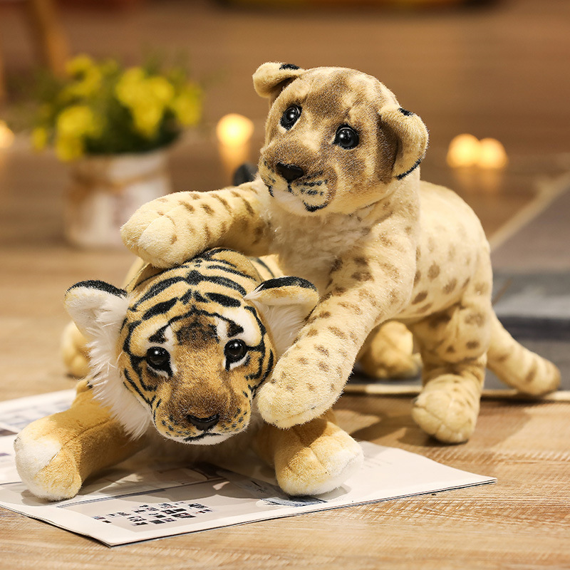 Online Educational Games For Kids - 39/48/58cm Lovely Lion Tiger Leopard Plush