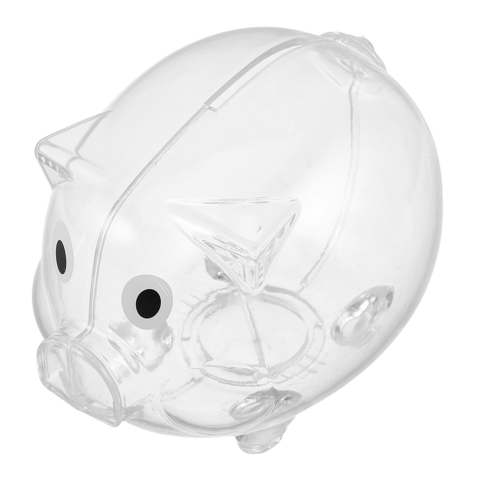 2Pcs Transparent Pig Money Ban - Kids Education Savings ulasan dan harga