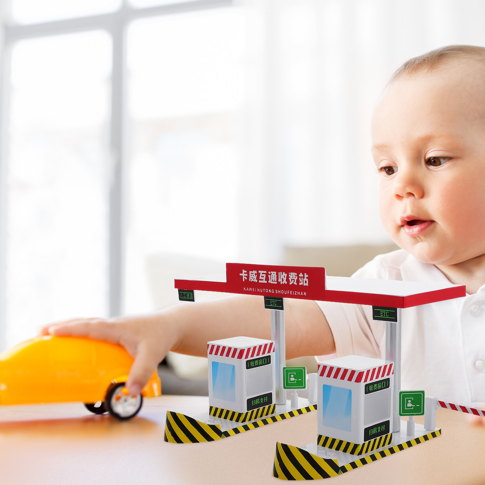 Plastic Toll Booth Playset Kid - Kid Educational ulasan dan harga