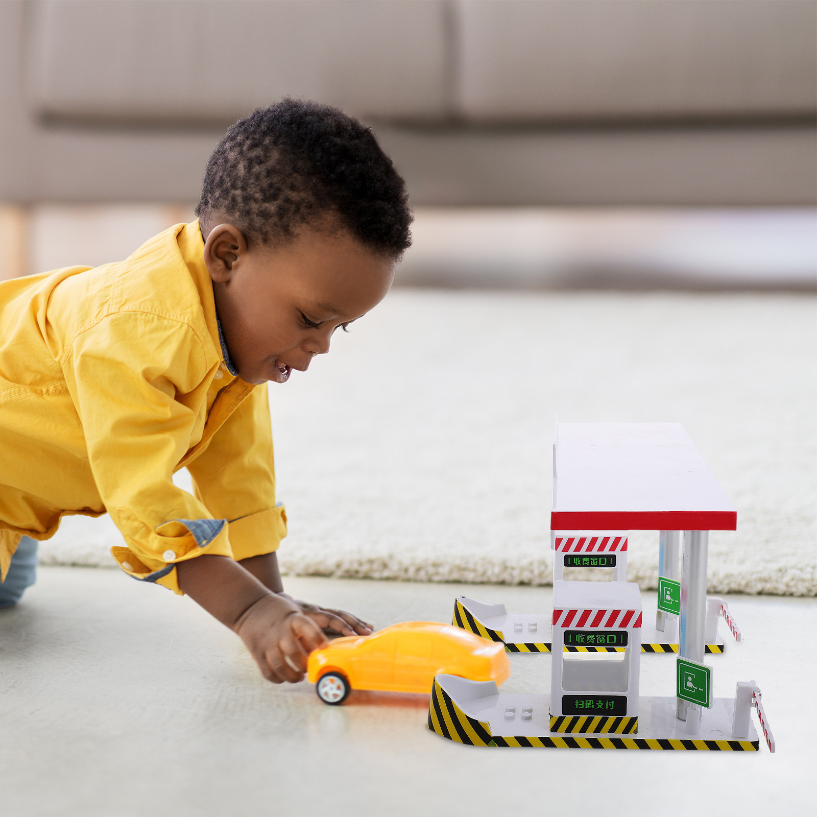 Plastic Toll Booth Playset Kid - Kid Educational ulasan dan harga