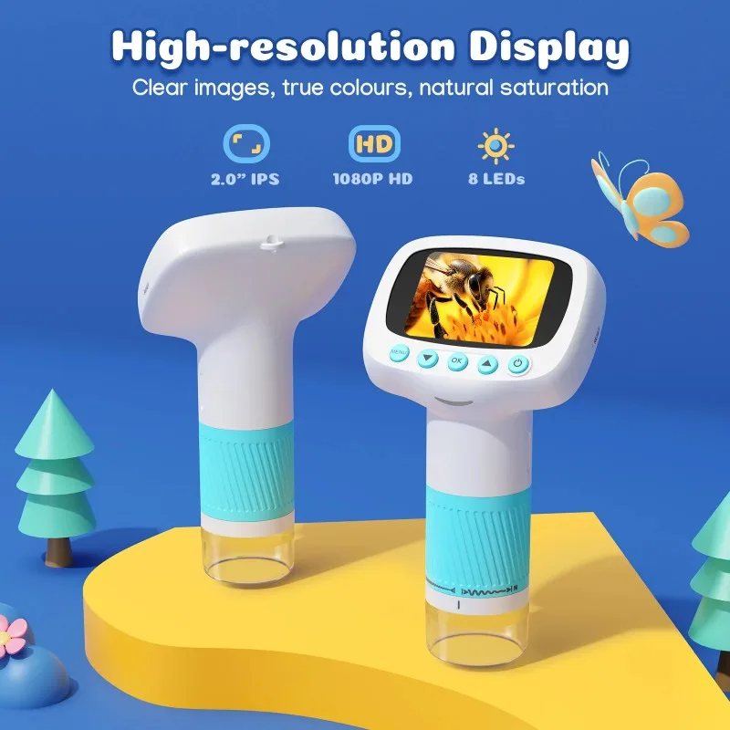 2.0 inch Microscope for Kids & - Kids Definition Of Education ulasan dan harga
