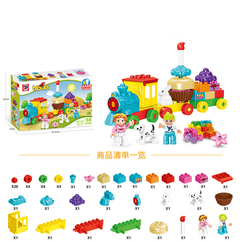 58pcs/set Creative Happy Birth - Happy Kids Education ulasan dan harga