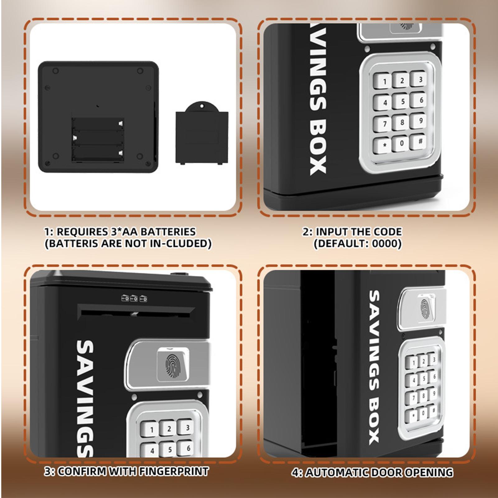 Safe Box For Kids Bank Safe El - Kids Education Savings ulasan dan harga
