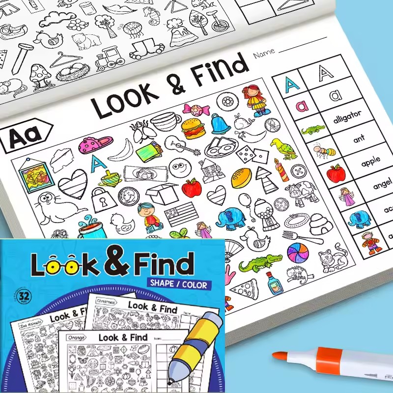 Look And Find Coloring Book fo - Kid Educational ulasan dan harga