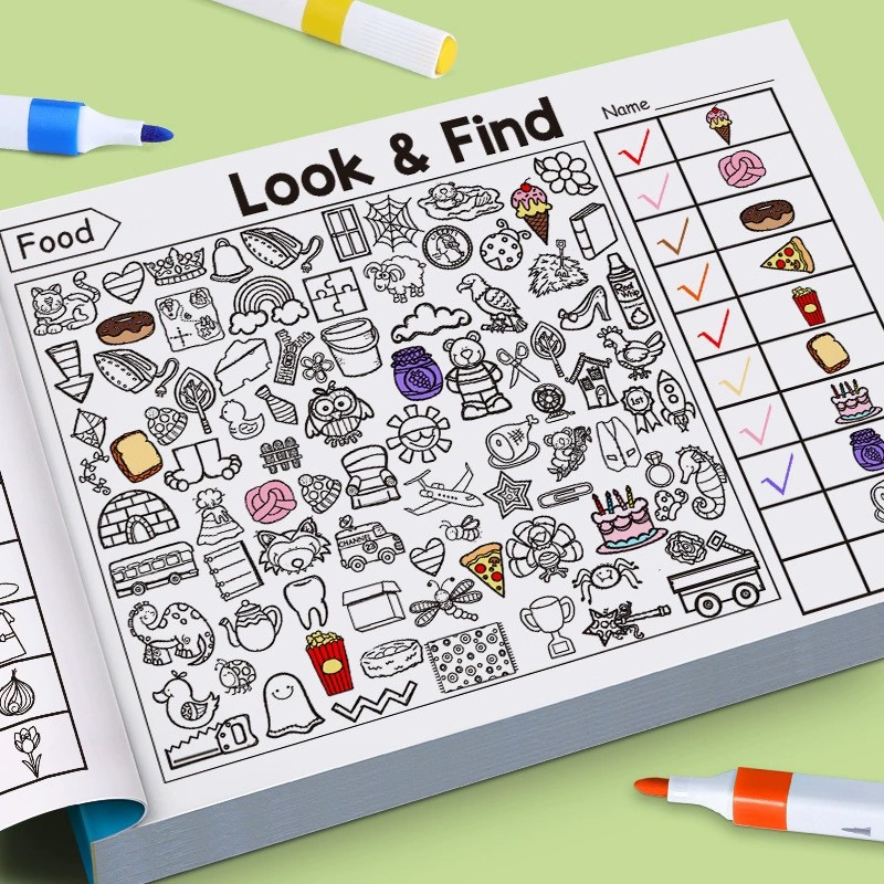 Look And Find Coloring Book fo - Kid Educational ulasan dan harga