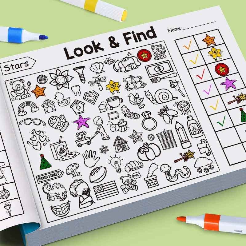 Look And Find Coloring Book fo - Kid Educational ulasan dan harga