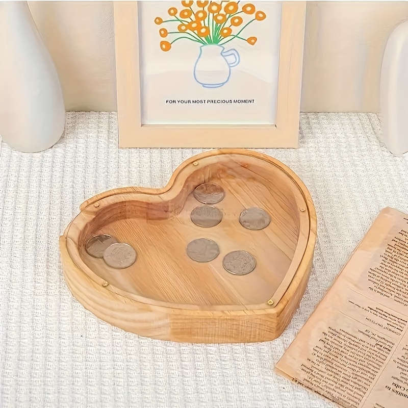 Wooden Letter Piggy Bank for K - Kids Education Savings ulasan dan harga