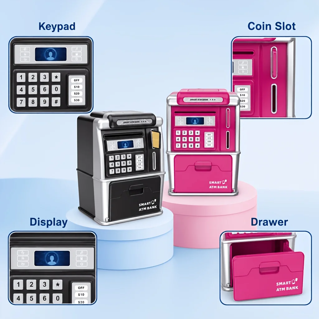 Smart ATM Piggy Bank, Automati - Kids Education Savings ulasan dan harga