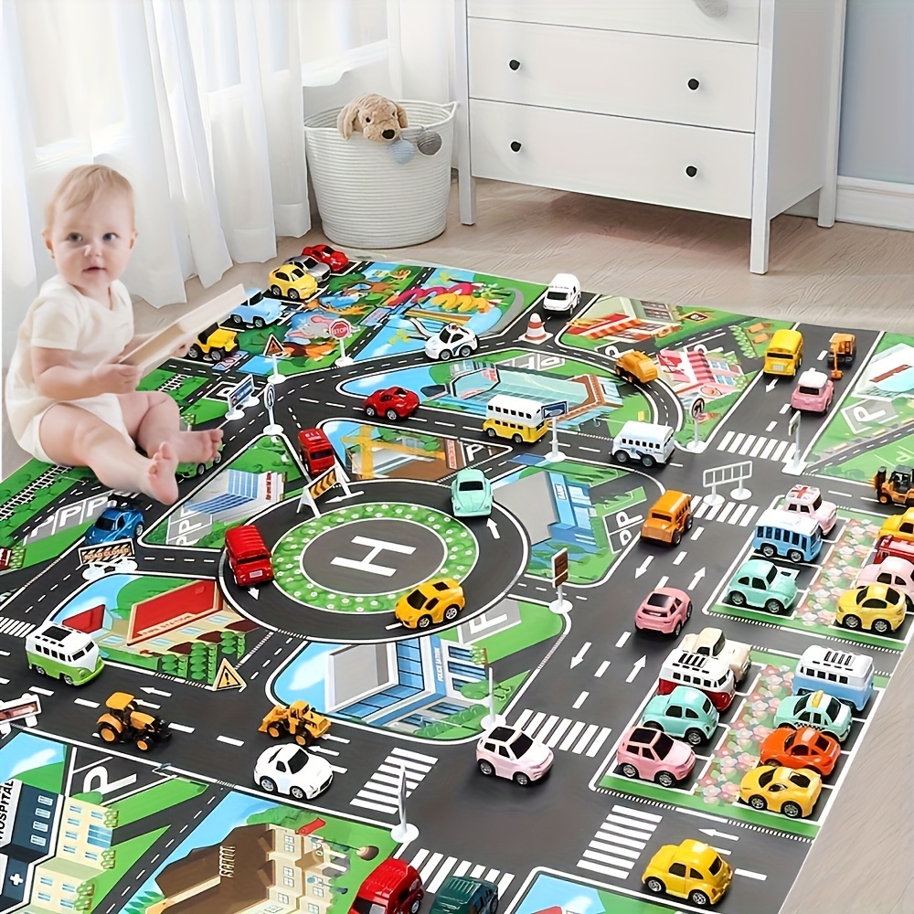 1pc, City Traffic Play Mat, La - Free Educational Games For Kids ulasan dan harga
