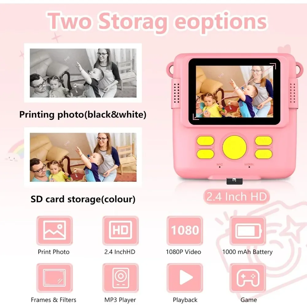 Instant Print Camera for Kids, - Kids Education App Free ulasan dan harga