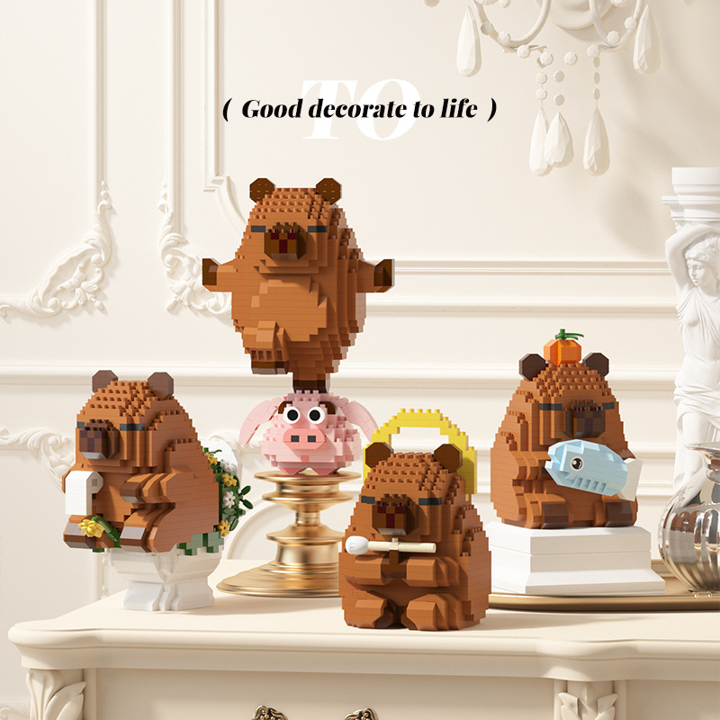 Happy Capybara Building Blocks - Happy Kids Education ulasan dan harga
