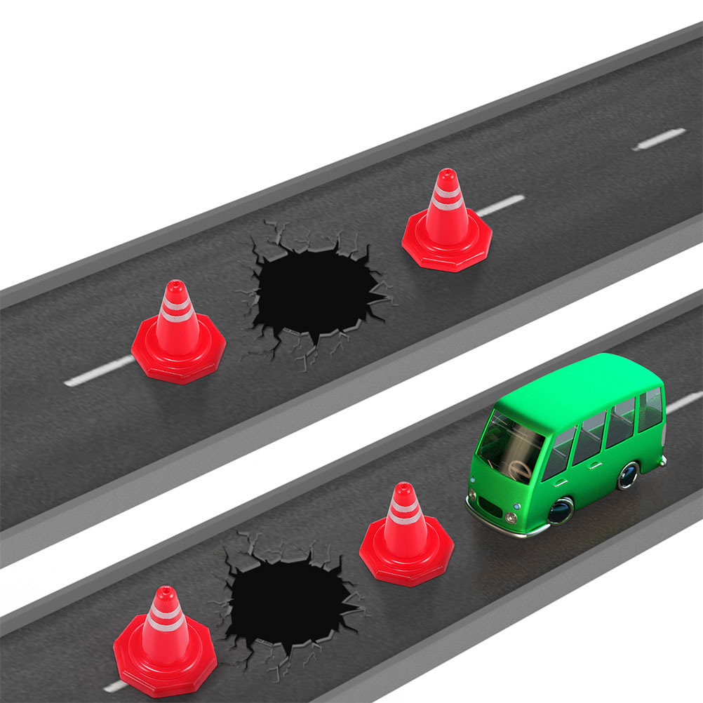 24Pcs Mini Traffic Cones Red P - Kid Educational ulasan dan harga