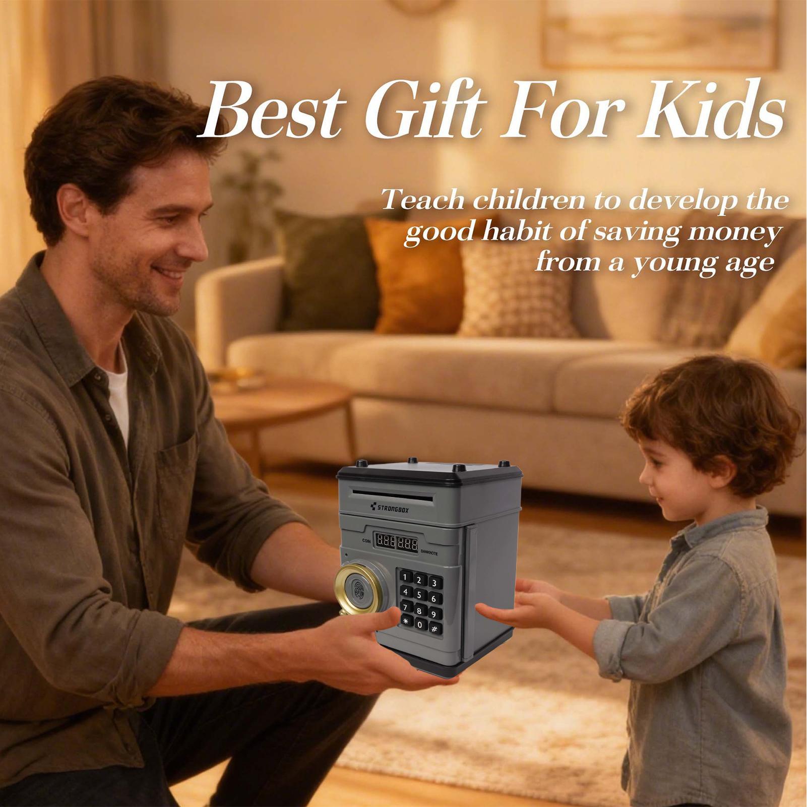 Electronic Money Bank Safe Box - Kids Education Savings ulasan dan harga