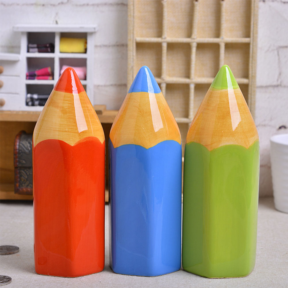 Premium Ceramic Pencil-Shaped  - Kids Education Savings ulasan dan harga